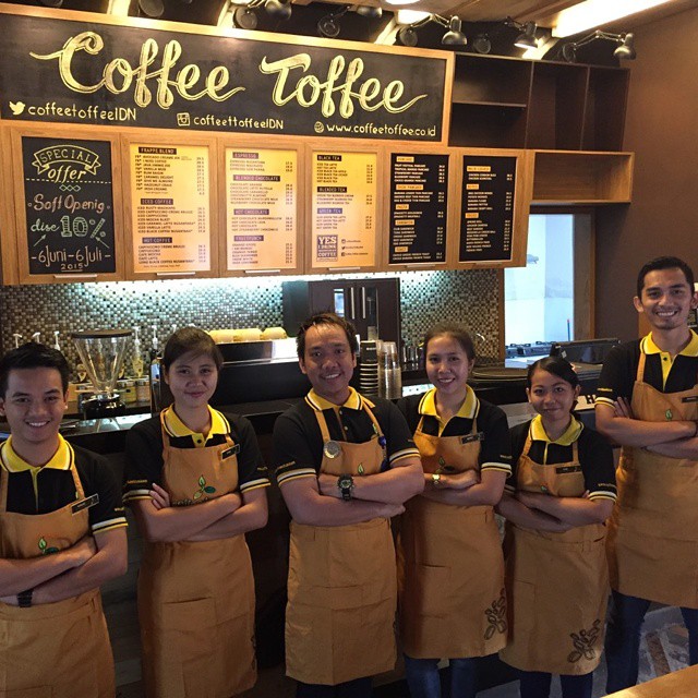 Semarak Grand Opening Outlet Waralaba Coffee Toffee Cabang Malang