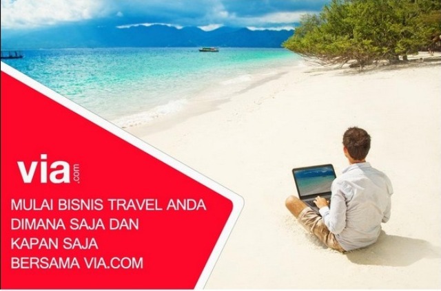 Agen Travel Via.com; 100 % Mendukung Industri Pariwisata Indonesia