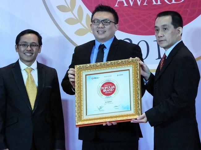 Alfamart Sukses Pertahankan Indonesia Digital Popular Brand Award 2016