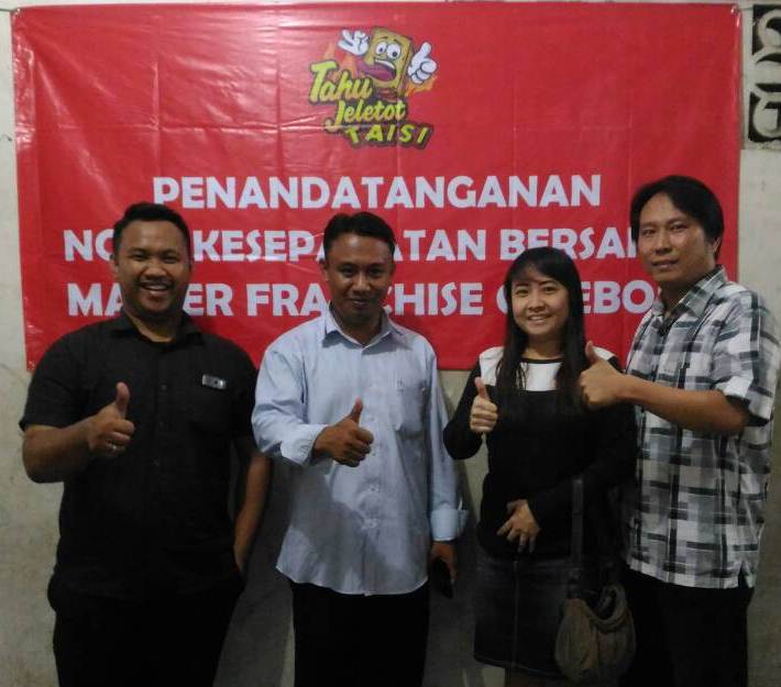 SAHH !! Tahu Jeletot Taisi Resmi Buka Master Franchise Di Kota Cirebon