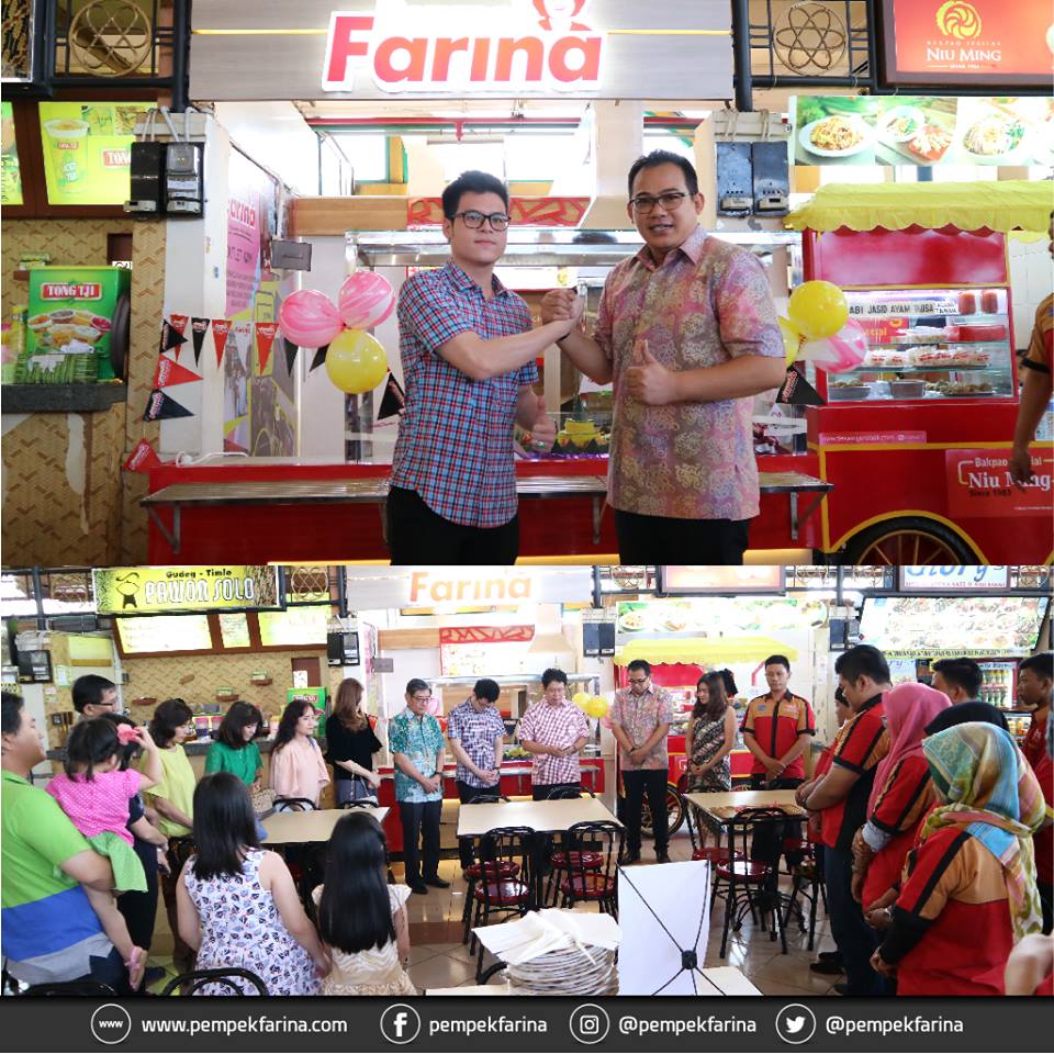 Pempek Farina Sukses Buka Outlet Ke-25 Di Pasar Atom Surabaya
