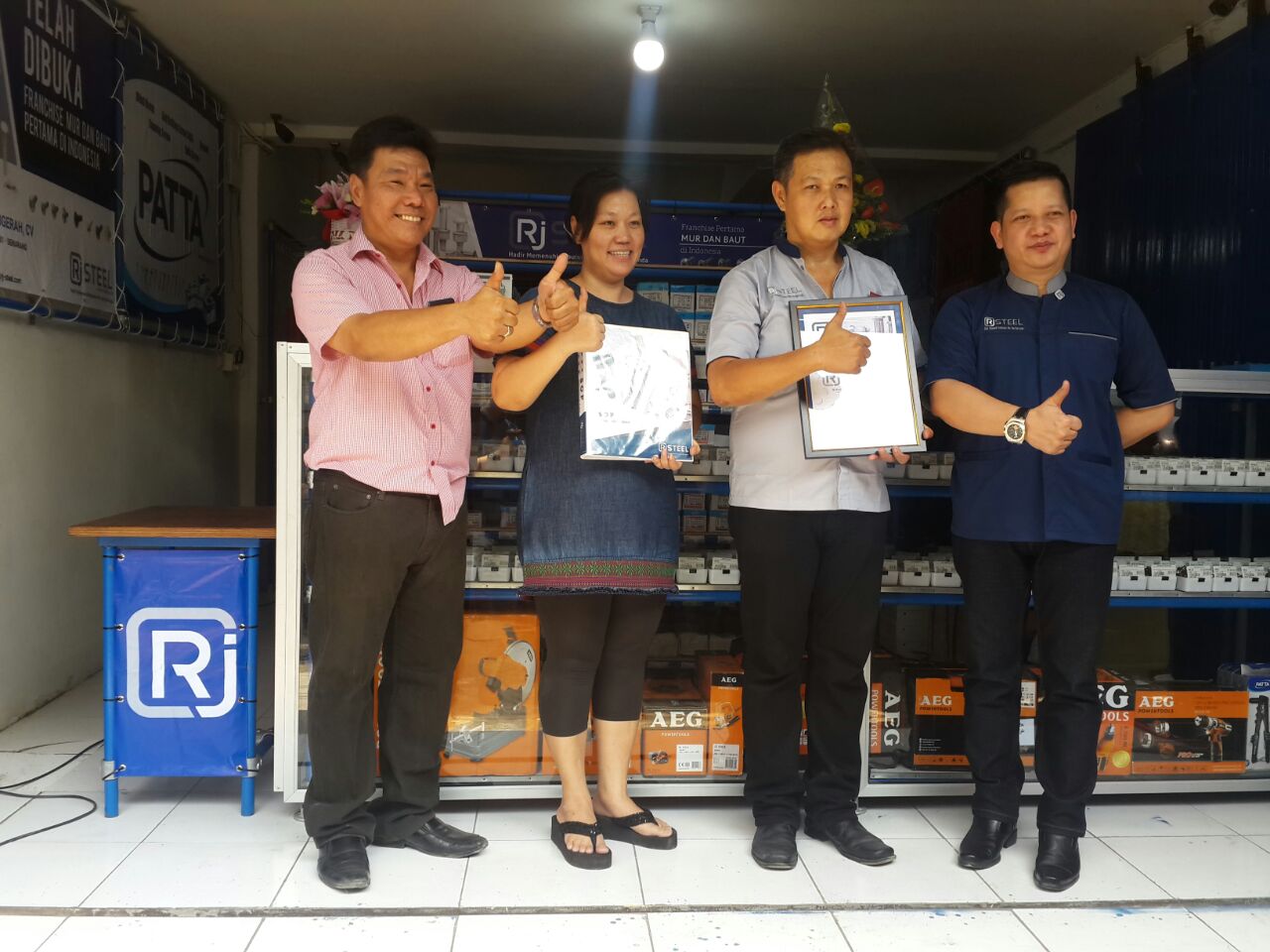 RJ STEEL Sukses Tambah Outlet Franchise Ke-29 Di Semarang