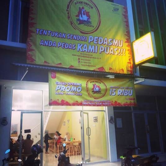Kini Franchise Ayam Gepuk Pak Gembus Grand Boulevard, Tangerang Resmi Hadir
