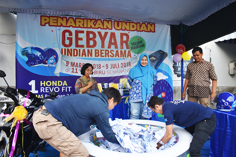 Ini Daftar Pemenang Gebyar Undian Air Minum Biru Semarang