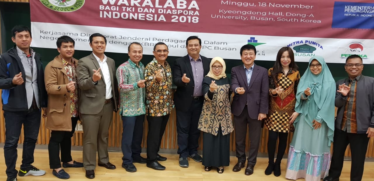Rangsang Jiwa Kewirausahaan Diaspora Indonesia, Kementrian Perdagangan Selenggarakan Seminar Di Busan, Korea Selatan