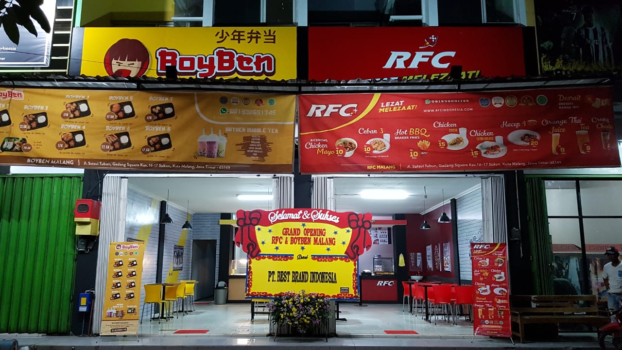 Gerai RFC dan Boyben Siap Manjakan Lidah Pecinta Kuliner di Malang