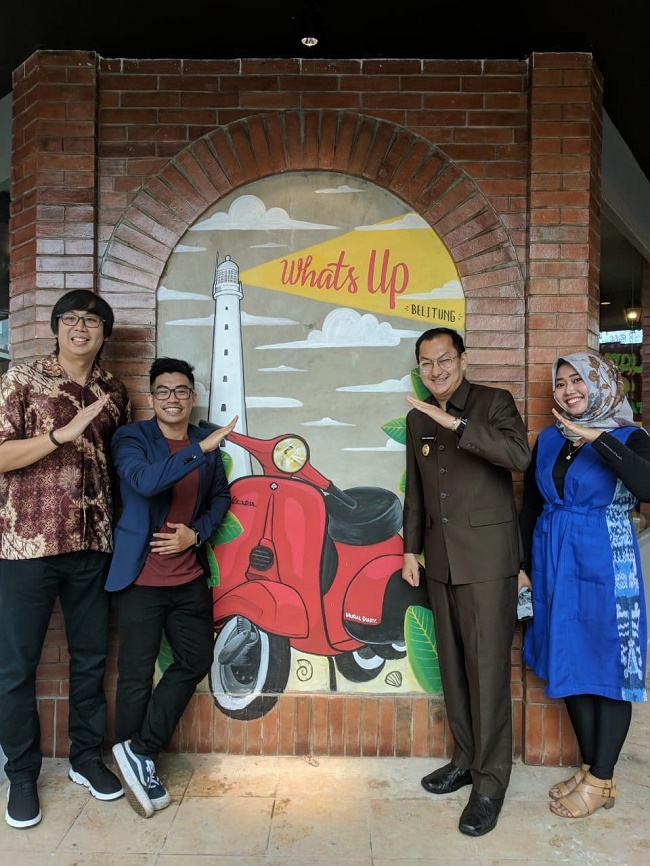 Diresmikan Wakil Bupati Belitung, What's Up Cafe Hadir di Kota Laskar Pelangi 