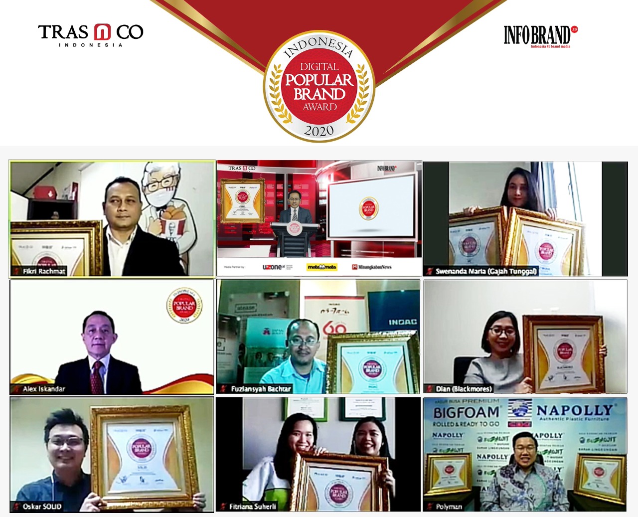 Ini Dia Merek-merek Jawara Indonesia Digital Popular Brand Award 2020 di Era New Normal